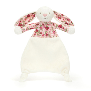 Jellycat Blossom Cream Bunny ‘Berry’ Comforter